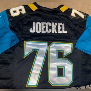 RARE Luke Joeckel Jacksonville Jaguars Nike Authentic NFL jersey size 40